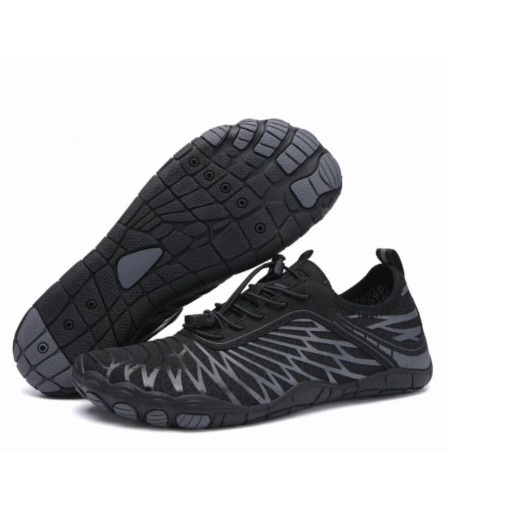 ZUTY Women's Black Water Shoes Barefoot Quick Dry Aqua Swim Shoes